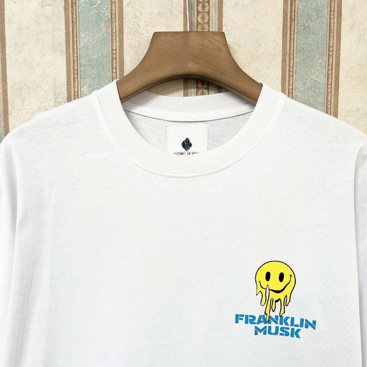 人気 定価2万 FRANKLIN MUSK・アメリカ・ニューヨーク発 半袖Tシャツ 通気 快適 遊び心 個性 トップス カットソー アメカジ 街着 夏 1の画像4
