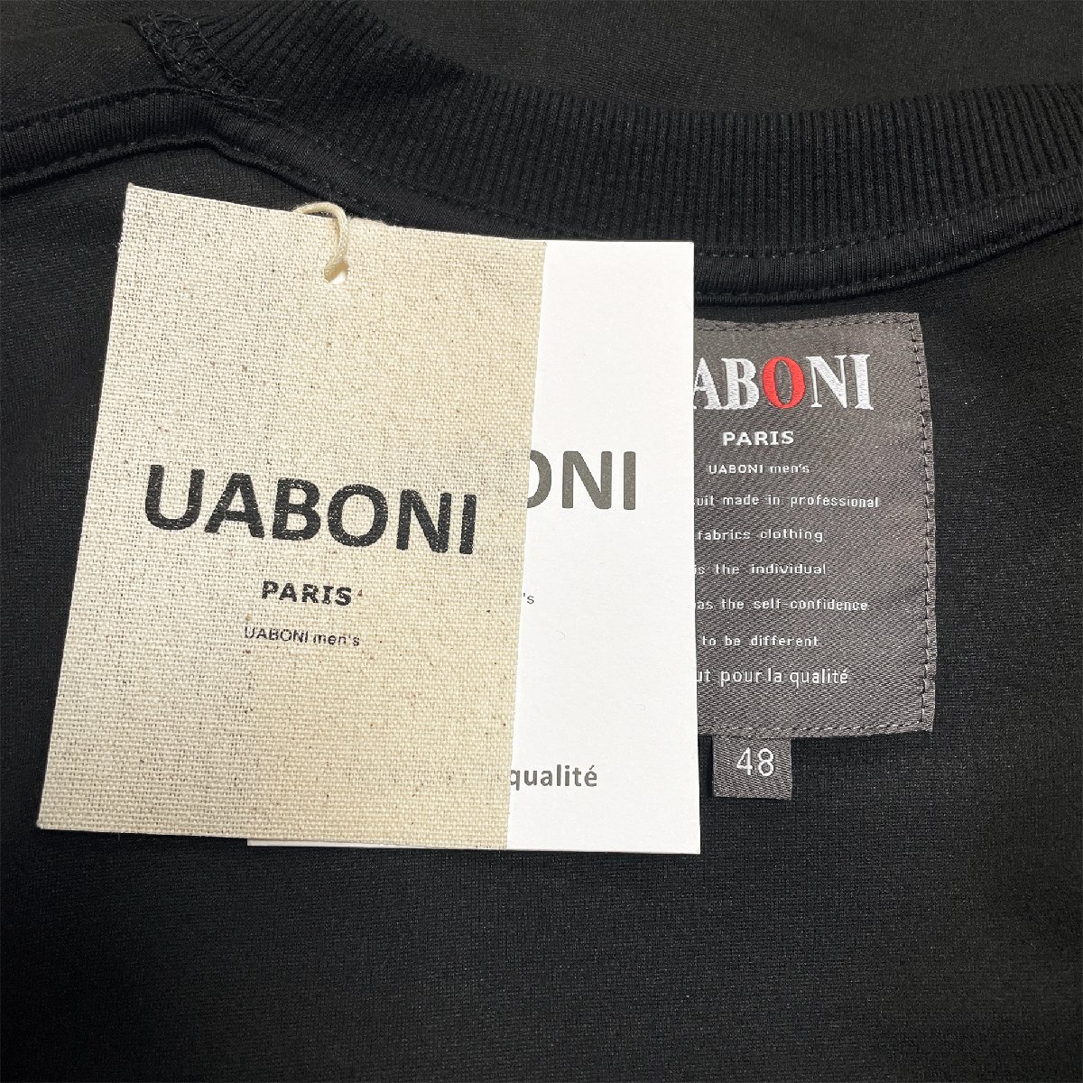 逸品EU製＆定価4万◆UABONI*Paris*トレーナー*ユアボニ*パリ発◆綿100% 快適 通気 ウサギ柄 可愛い スウェット カットソー 日常 M/46サイズ_画像7