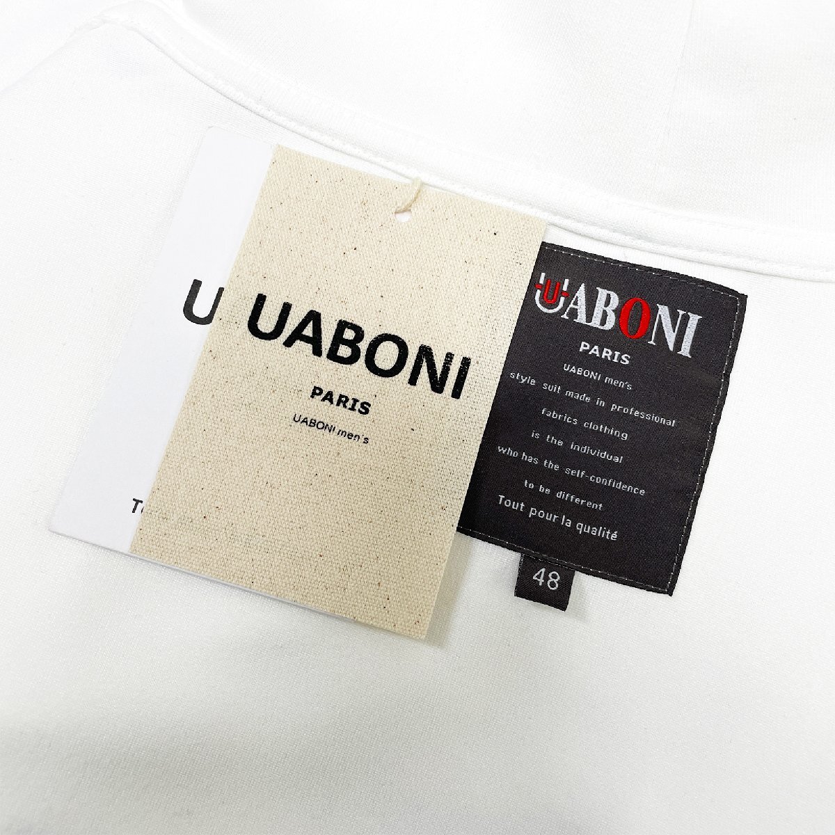 上級EU製＆定価4万◆UABONI*Paris*パーカー*ユアボニ*パリ発◆上品 通気 フラワー トップス オシャレ プルオーバー ストリート 2XL/52_画像8