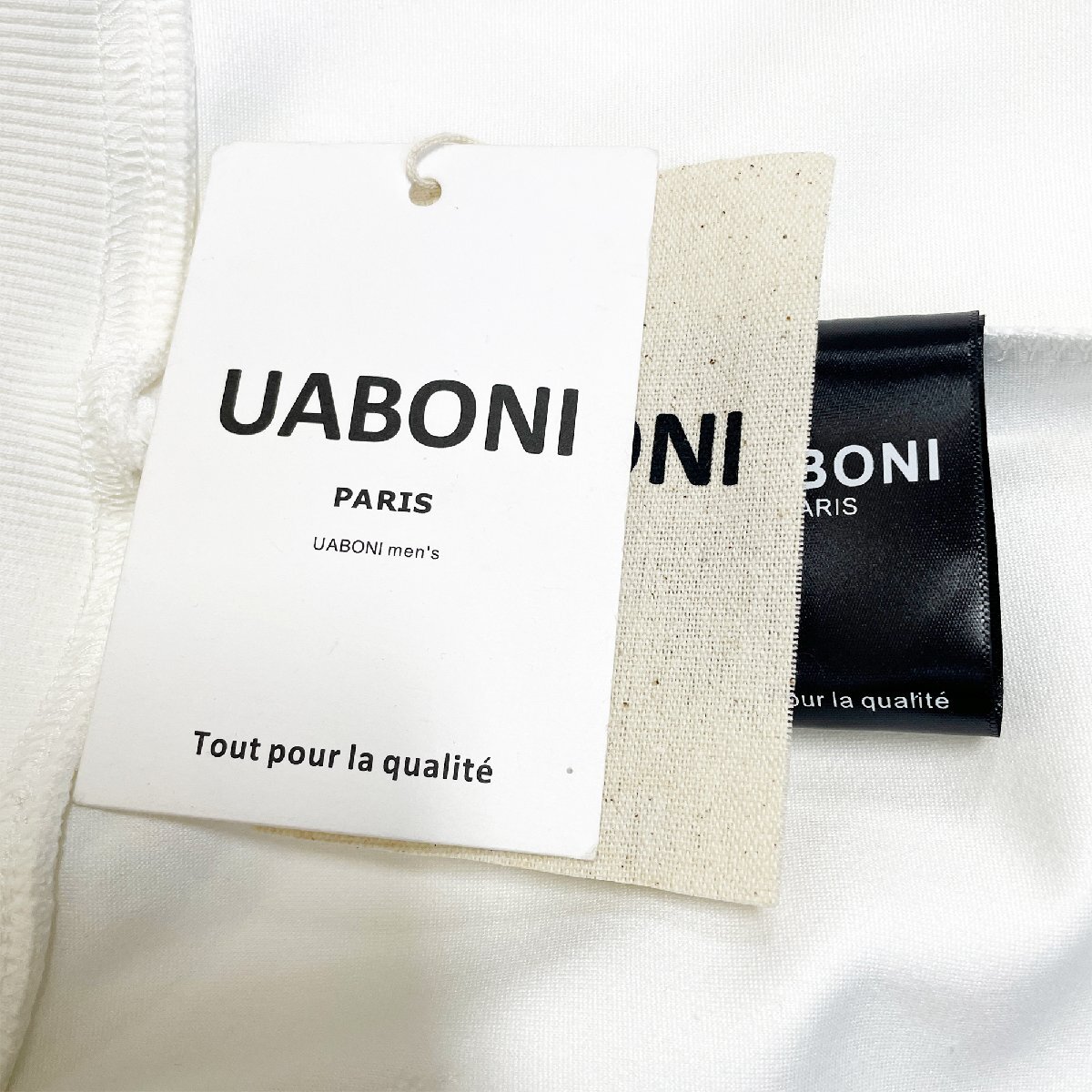 高級EU製＆定価4万◆UABONI*Paris*パーカー*ユアボニ*パリ発◆コットン 個性 ゆったり 柔らかい トップス 体型カバー 秋冬 L/48サイズ_画像9