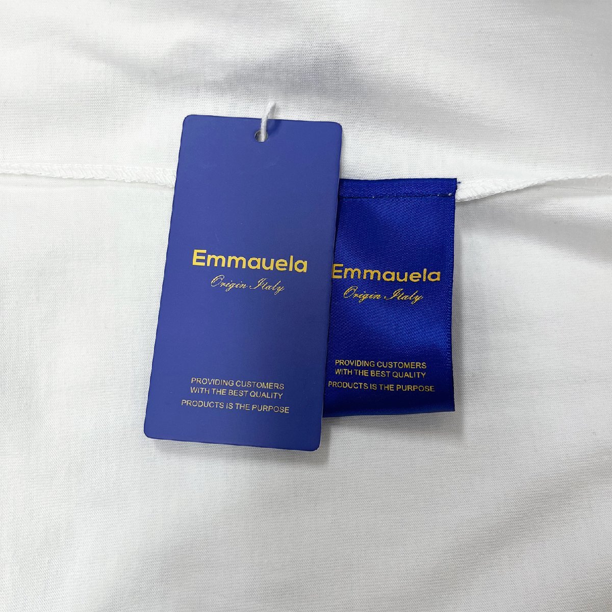 上品・半袖Tシャツ 定価2万◆Emmauela・イタリア・ミラノ発◆コットン100％ 通気 薄手 吸汗 個性 スウェット プルオーバー メンズ 夏服 50_画像9