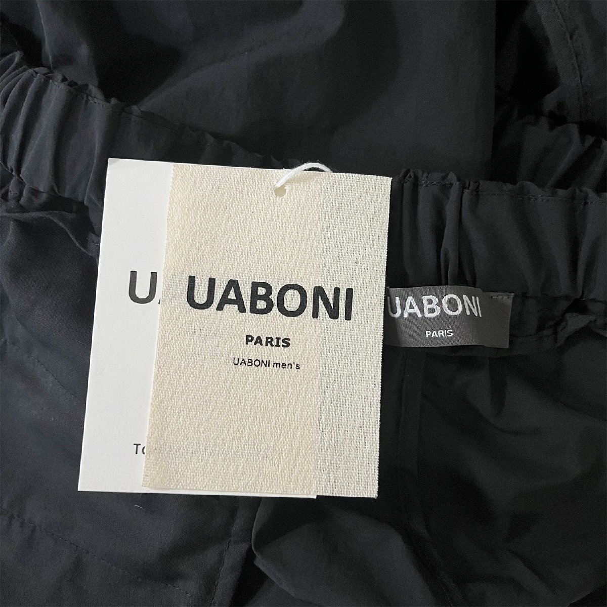 人気EU製＆定価5万◆UABONI*Paris*スウェットパンツ*ユアボニ*パリ発◆高級 速乾 薄手 ゆったり マグネットバックルベルト ボトムス 夏 M_画像8