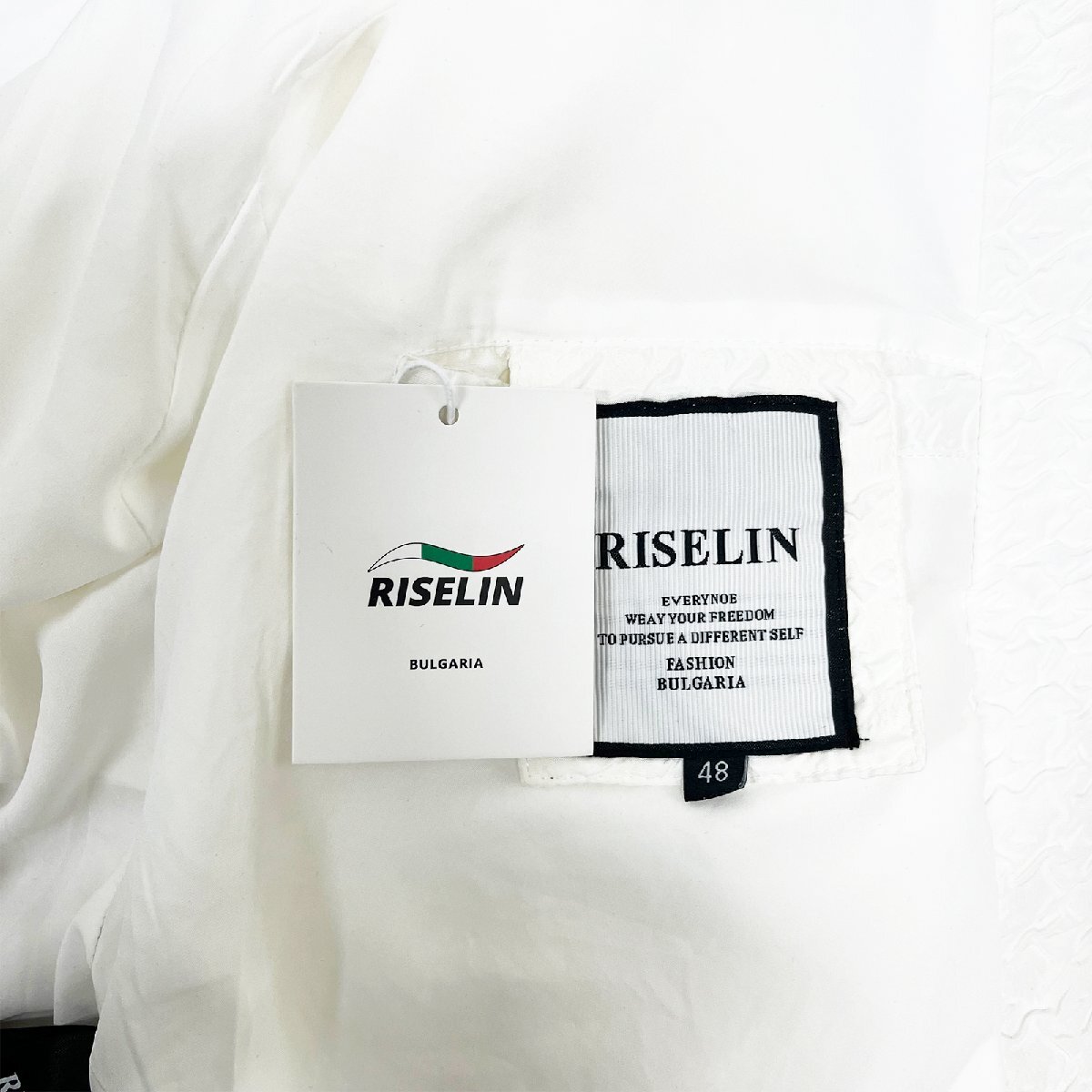 人気ヨーロッパ製※定価6万◆ブルガリア発※RISELIN ジャケット 薄手 通気 速乾 凹凸 無地 カジュアル ゆったり アウター 春夏 定番 2XL_画像10