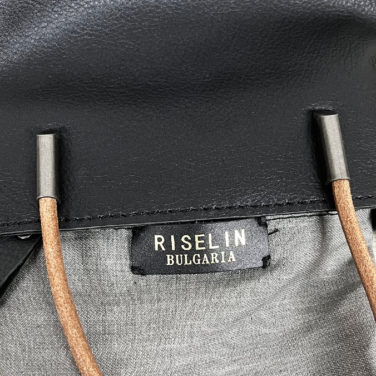 高級ヨーロッパ製※定価12万◆ブルガリア発※RISELIN ハンドバッグ 高級牛革 レザー 2way 肩掛け バケツバッグ ミニ トレンド レディース_画像10