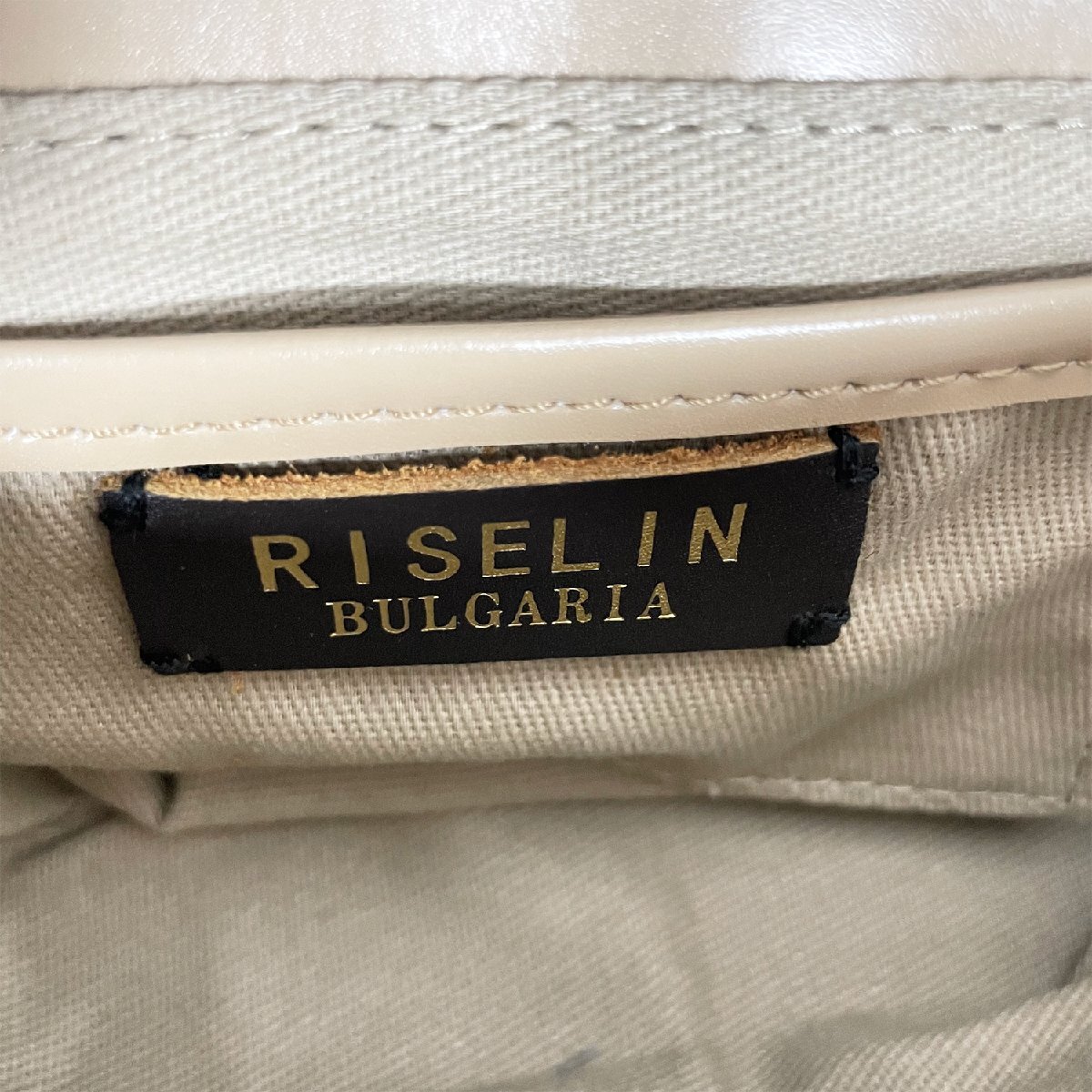 上品ヨーロッパ製※定価12万◆ブルガリア発※RISELIN ショルダーバッグ 高級牛革 レザー 2way 斜め掛け 手提げ ミニ キレイめ レディース_画像10