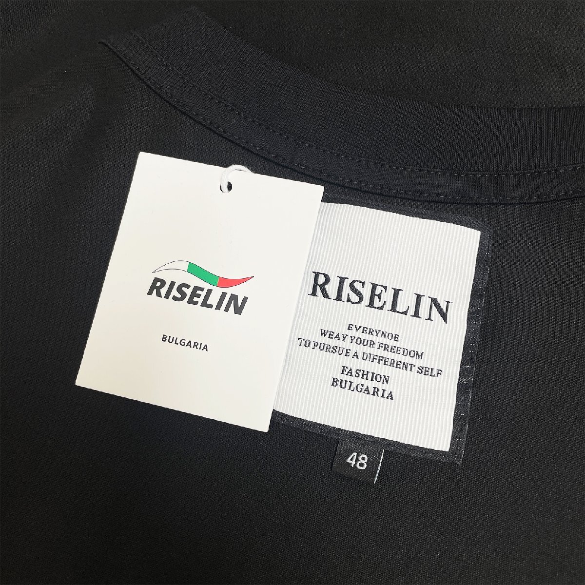 定番ヨーロッパ製※定価2万◆ブルガリア発※RISELIN 半袖Tシャツ コットン100％ 薄手 通気吸汗 カットソー ストリート アメカジ 個性 2XL_画像8