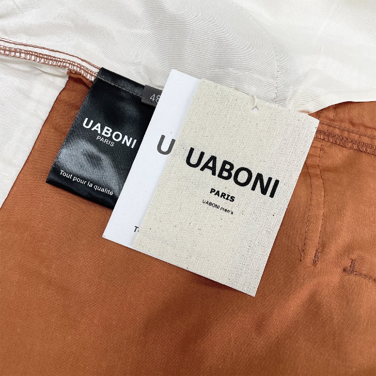 個性EU製＆定価3万◆UABONI*Paris*ショートパンツ*ユアボニ*パリ発◆上質 通気 洗練 前開き 短パン ハーフパンツ 釣り メンズ 日常 XL/50_画像10