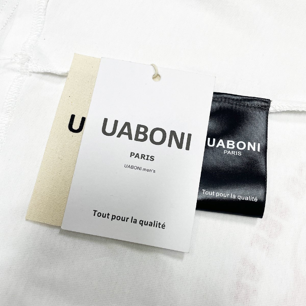 高級EU製＆定価2万◆UABONI*Paris*半袖Tシャツ*ユアボニ*パリ発◆上質 通気 薄手 個性 キューピッド カットソー ユニセックス 夏 XL/50_画像9