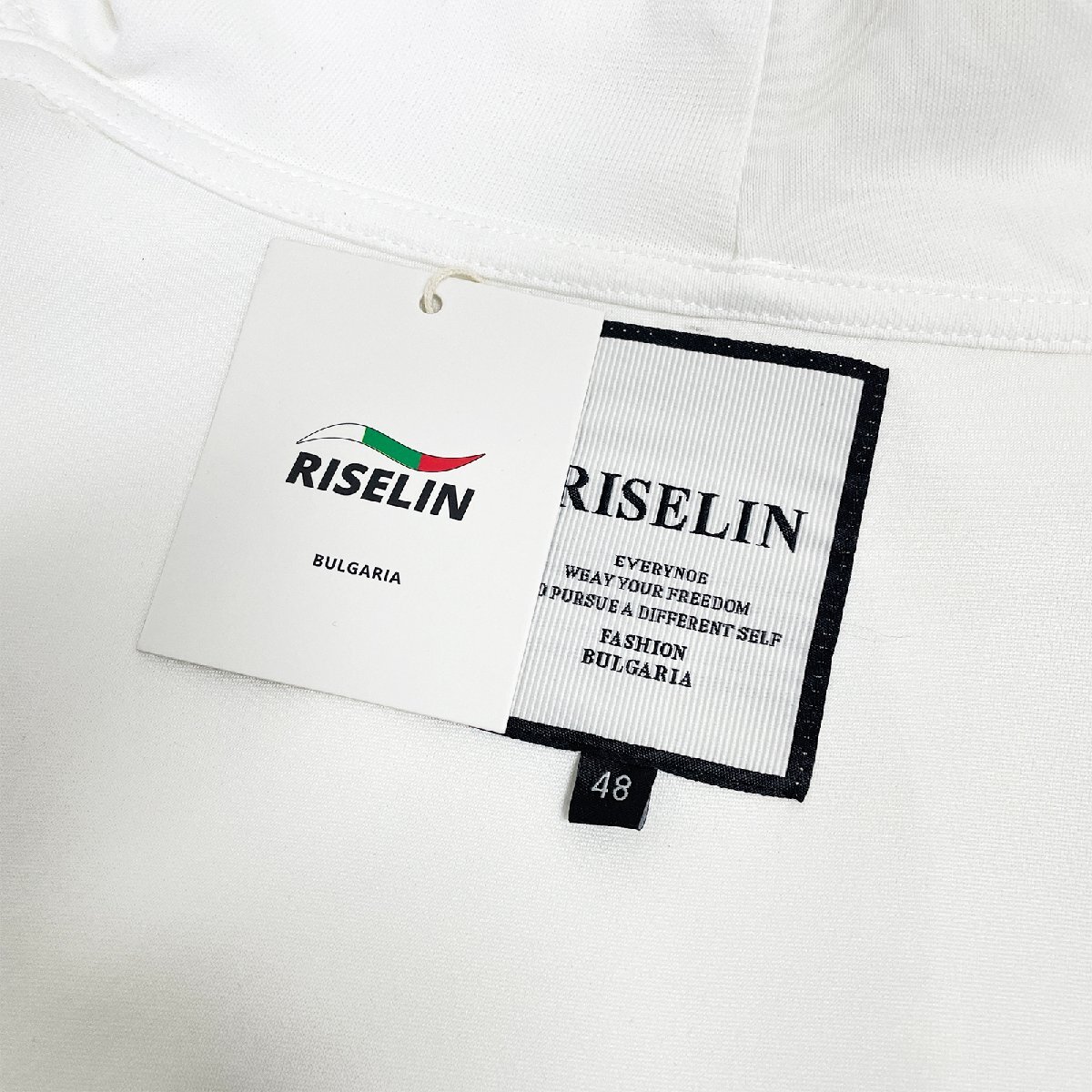 定番ヨーロッパ製※定価4万◆ブルガリア発※RISELIN パーカー 上品 快適 ゆったり クマ カットソー プルオーバー オシャレ 男女兼用 L/48_画像9