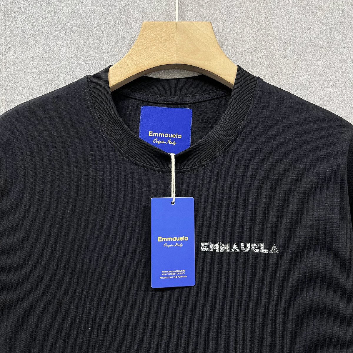 絶賛・半袖Tシャツ 定価2万◆Emmauela・イタリア・ミラノ発◆上質 吸汗 通気 ソフト 個性 クマ プルオーバー カットソー ストリート 夏 2XL_画像3