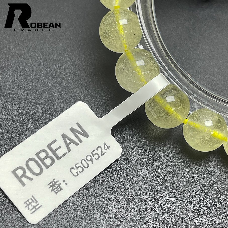 レアEU製 定価9万円★ROBEAN・リビアングラス★パワーストーン アクセサリー 天然石 幸運 高級 お守り 約9.4-9.8mm C509524_画像7