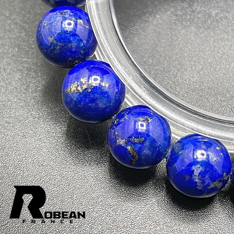 逸品 EU製 定価8万円★ROBEAN・ラピスラズリ★ブレスレット パワーストーン 天然石 綺麗 お守り 11.1-11.8mm 1008J057_画像6