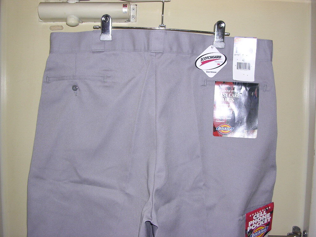 新品 BIG SIZE ディッキーズ Dickies 13 ワークショーツ 42283SV ルーズフィット マルチポケット 42 グレー デッドストック パンツ 874_画像2