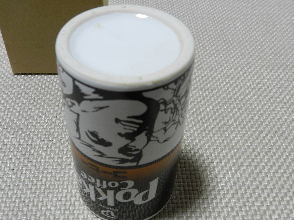 POKKA　缶コーヒーみたいな陶器カップ　昭和レトロ_画像3