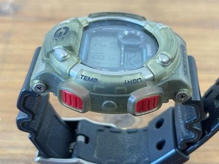 Arコンパクト 稼働品 CASIO カシオ G-SHOCK Gショック FISHERMAN フィッシャーマン DW-8600 現状品 チタン 樹脂 デジタル 腕時計の画像4