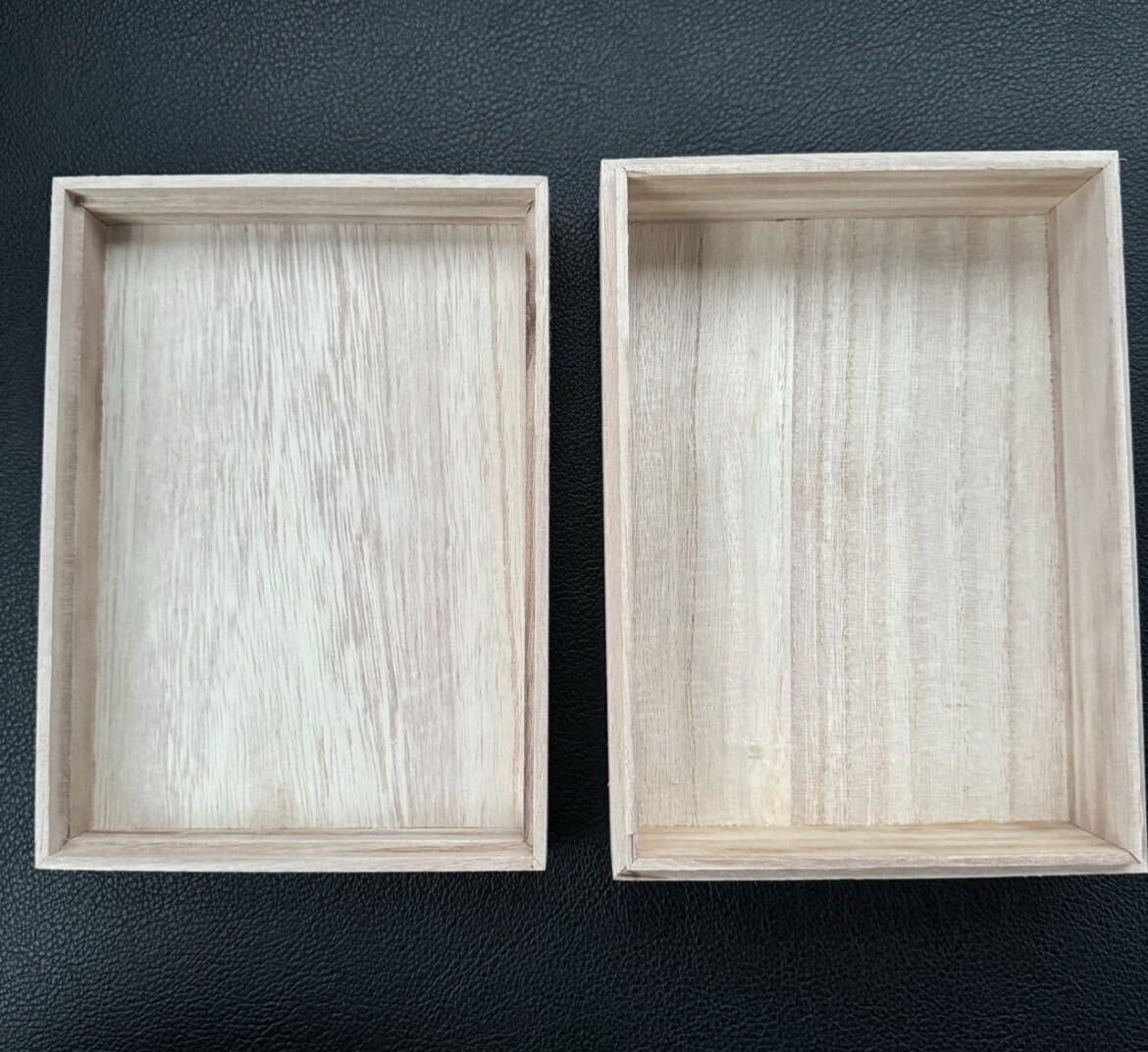 . box empty box small box case wood 6 piece 