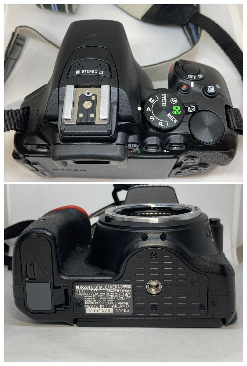 【Nikon ニコン】D5500 デジタル一眼カメラ ブラック AF-S NIKKOR 55-300mm 1:4.5-5.6 G ED_画像4