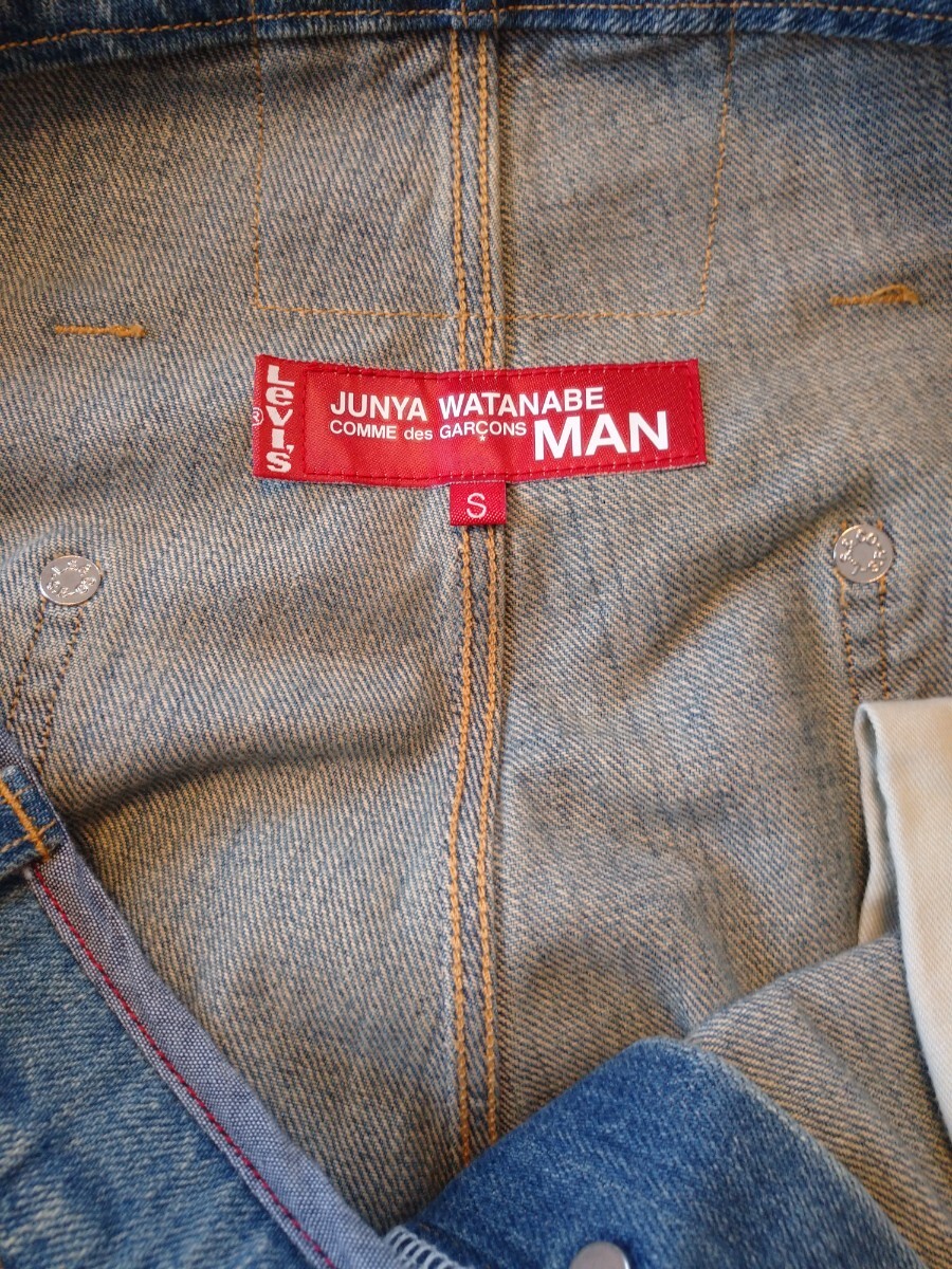 19AW junya watanabe man ジュンヤマン リーバイス levis オーバーオール デニム パンツ コムデギャルソン homme plus shirt COMME の画像9