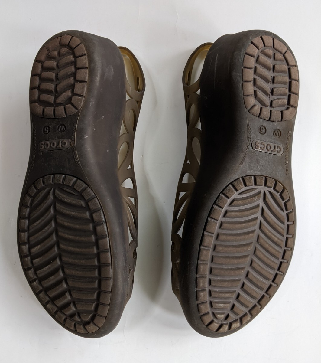 USED CROCS Crocs сандалии W5