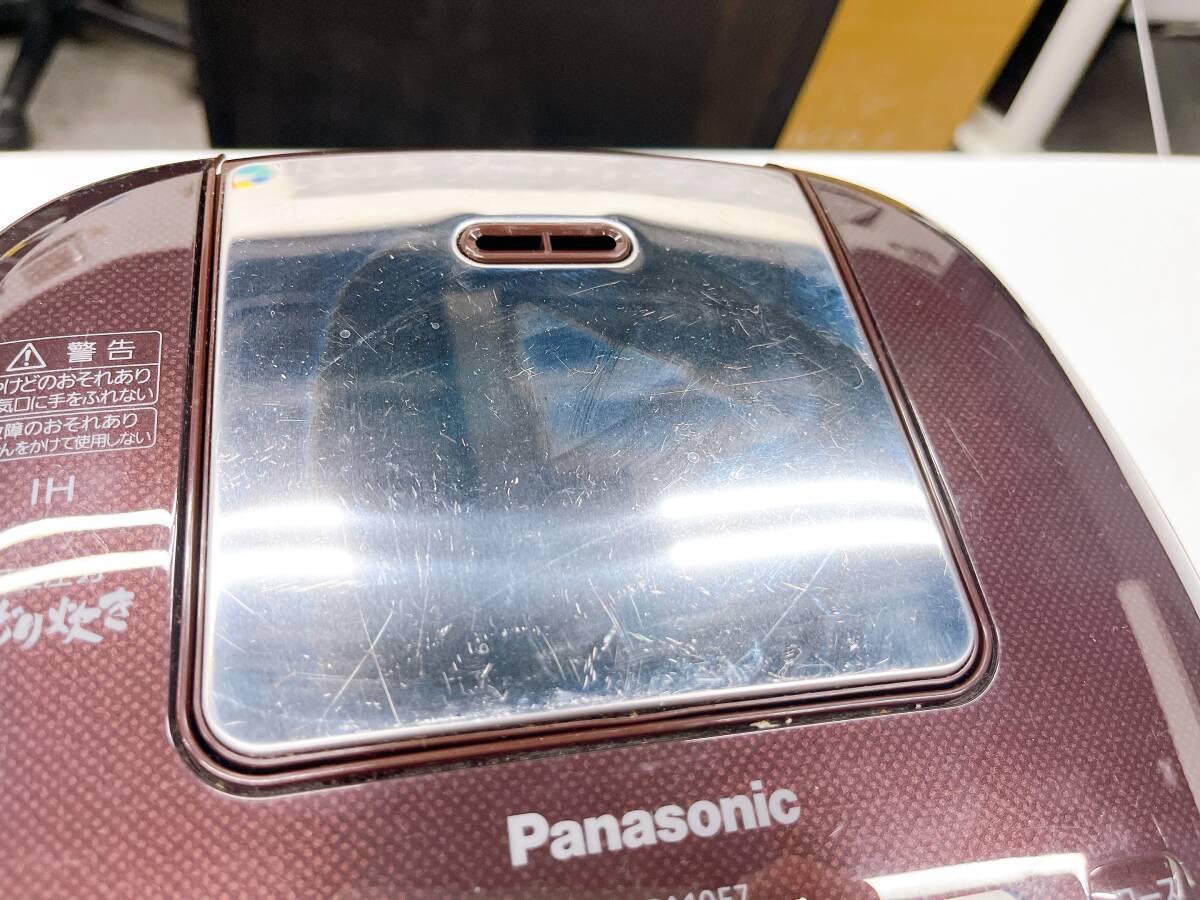 SR-PA10E7 ブラウン パナソニック Panasonic 可変圧力IHジャー 炊飯器 (5.5合炊き)　 通電確認済み 動作品（ス170）_画像2