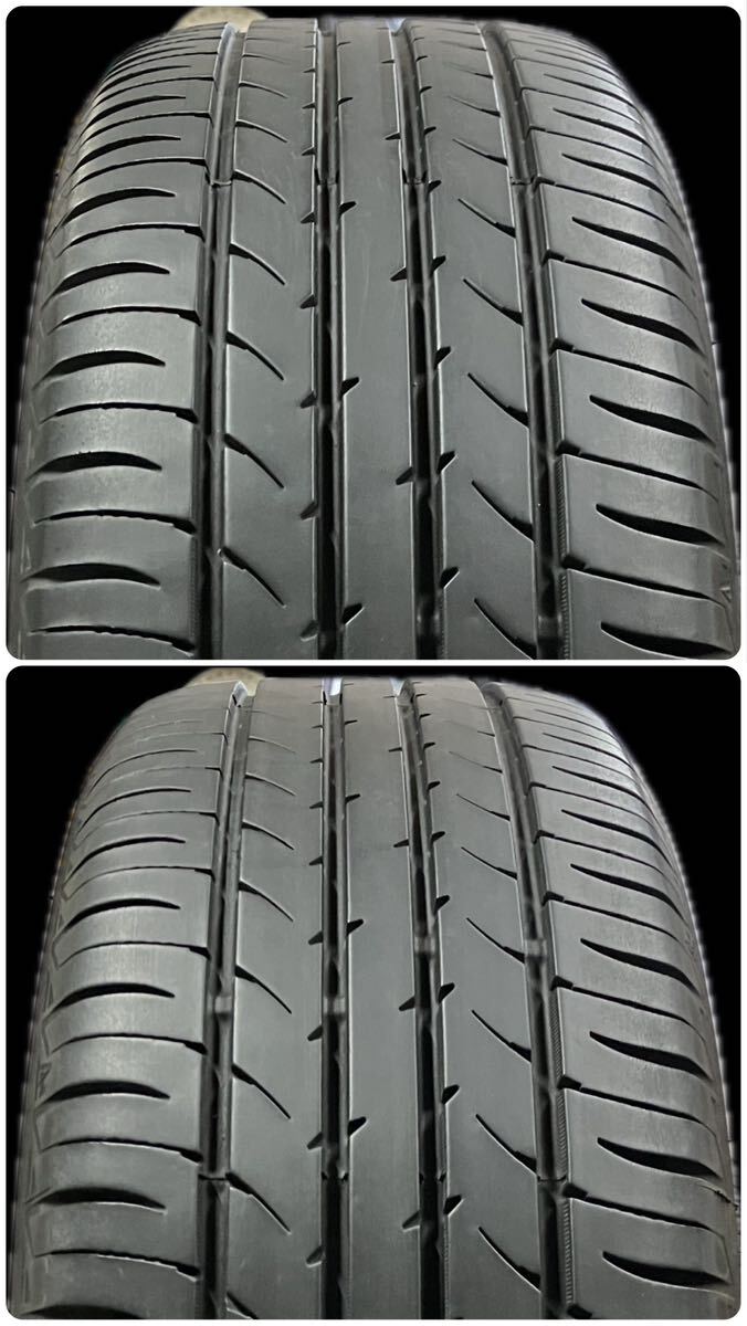 2023年製.国産TOYO付 キューブ 195/55R16 6J+42 4穴 PCD100 ハブ径60 純正 16インチ アルミ ホイール 4H ピッチ100 Z12 北米仕様 US USDMの画像4