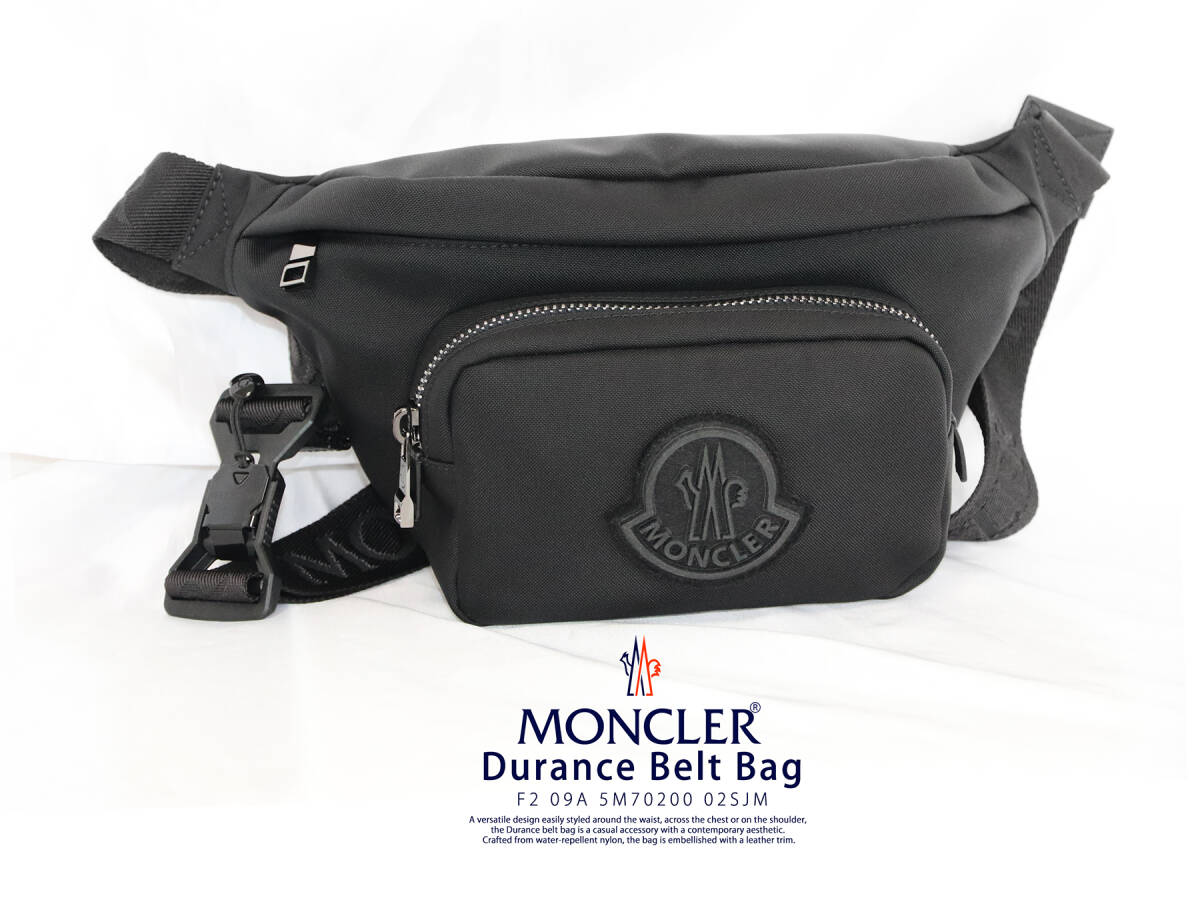 MONCLER Durance Belt Bag / BLACK / F2 09A 5M70200 02SJM / モンクレール クロスボディ/ベルトバッグ/ 正規品_画像1