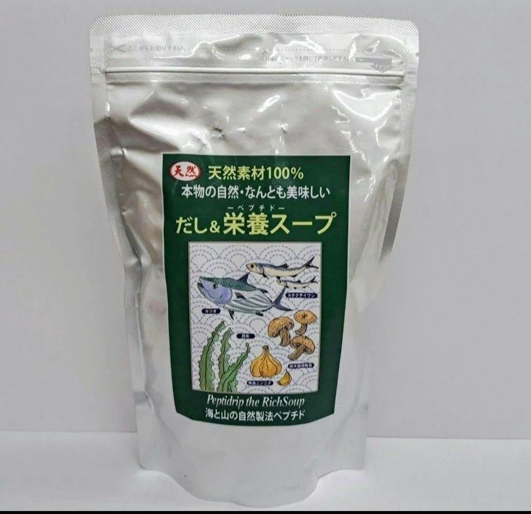 t60507004p　千年前の食品舎　ペプチド　だし&栄養スープ500g