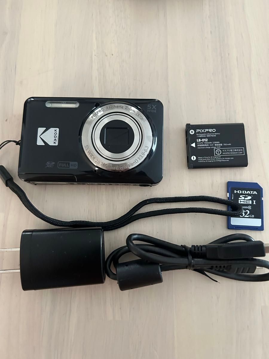 中古品 Kodak コダック PIXPRO FZ55 ブラック デジタルカメラ 中古品 Kodak コダック PIXPRO FZ55 ブラック デジタルカメラ