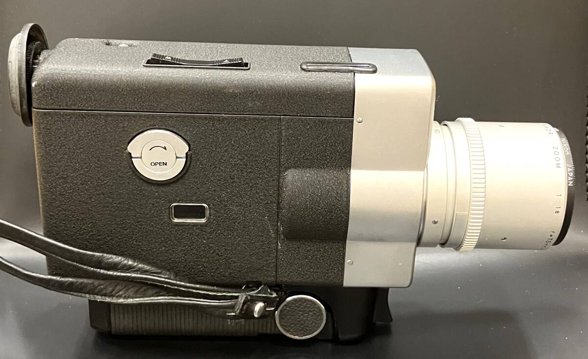 Nikon ニコン 8X super zoom スーパーズーム シネカメラ フィルムカメラ 8mm 昭和レトロ アンティーク 動作未確認_画像4
