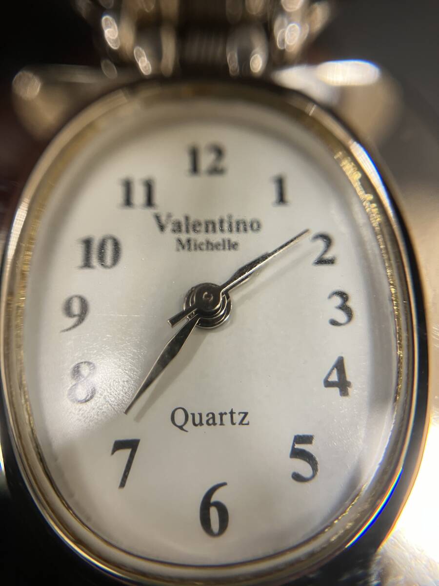 Valentino Michelle バレンチノ ミシェル ヴァレンティノ カメオ SW-02 白文字盤 シルバー ミラー レディース QZ 腕時計の画像4