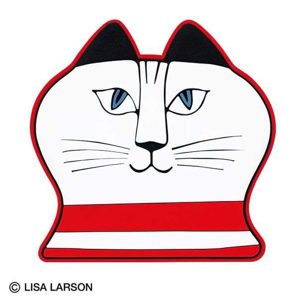 z 150 LISA LARSON(R) ネコのバニティポーチ&ミラーセット 送料250円