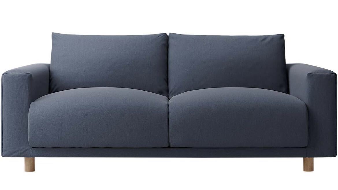 無印良品 洗いざらしの綿帆布ソファ本体2.5シーターフェザー 無印良品 洗いざらしの綿帆布ソファ本体2.5シーターフェザー