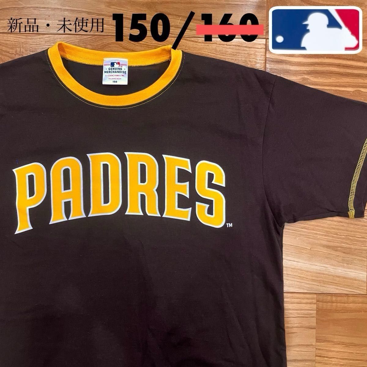 【150】MLB公式 サンディエゴ・パドレス　半袖Tシャツ●ユニフォーム　ダルビッシュ　ドジャース　大谷翔平　子供服