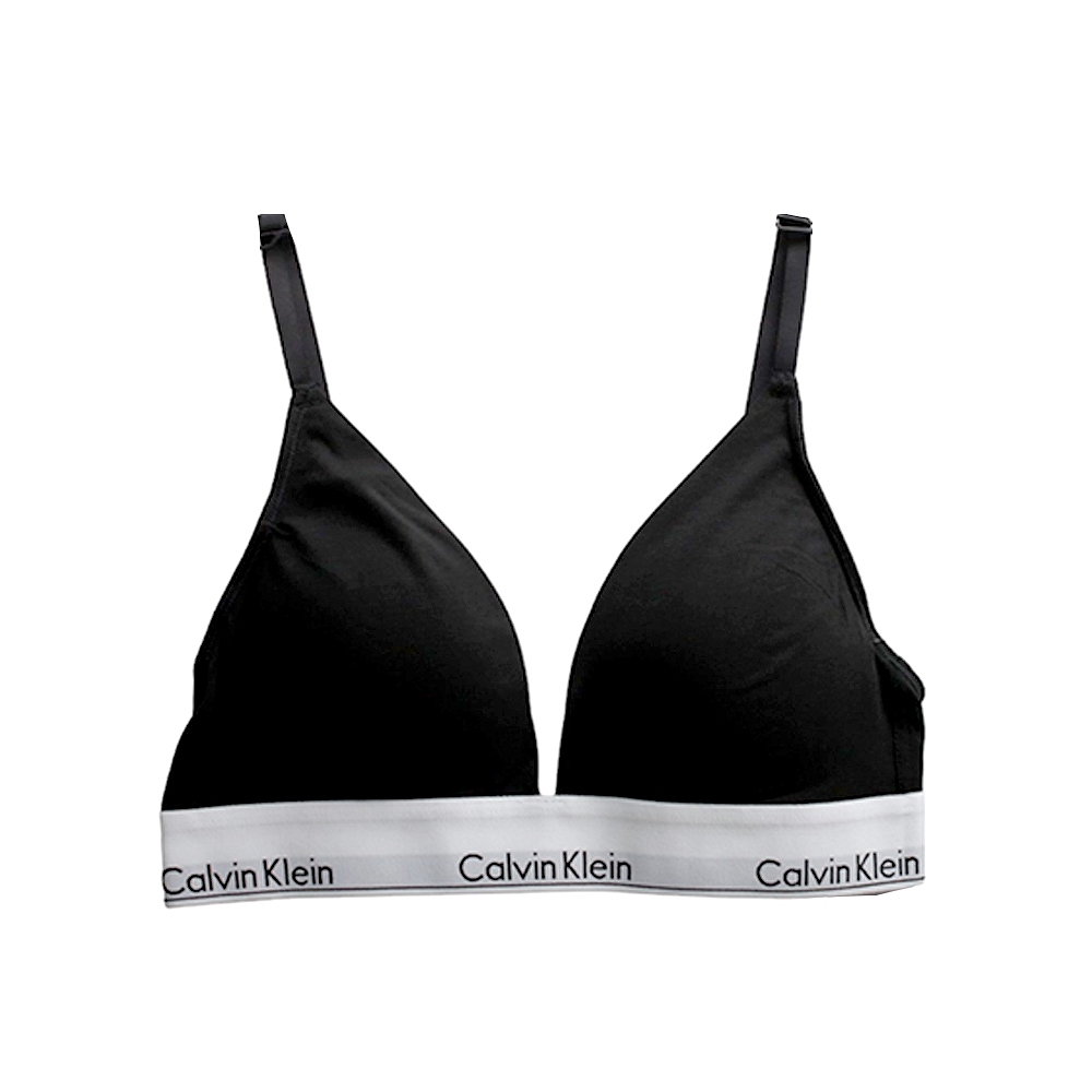 カルバンクライン CALVIN KLEIN ブラトップ QF5650-001-M レディース ブラック CK ジムウェア_画像1