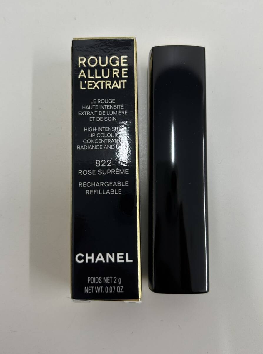  Chanel rouge Allure rek -stroke re#822 rose s. pre -m lipstick unused goods lip cream 
