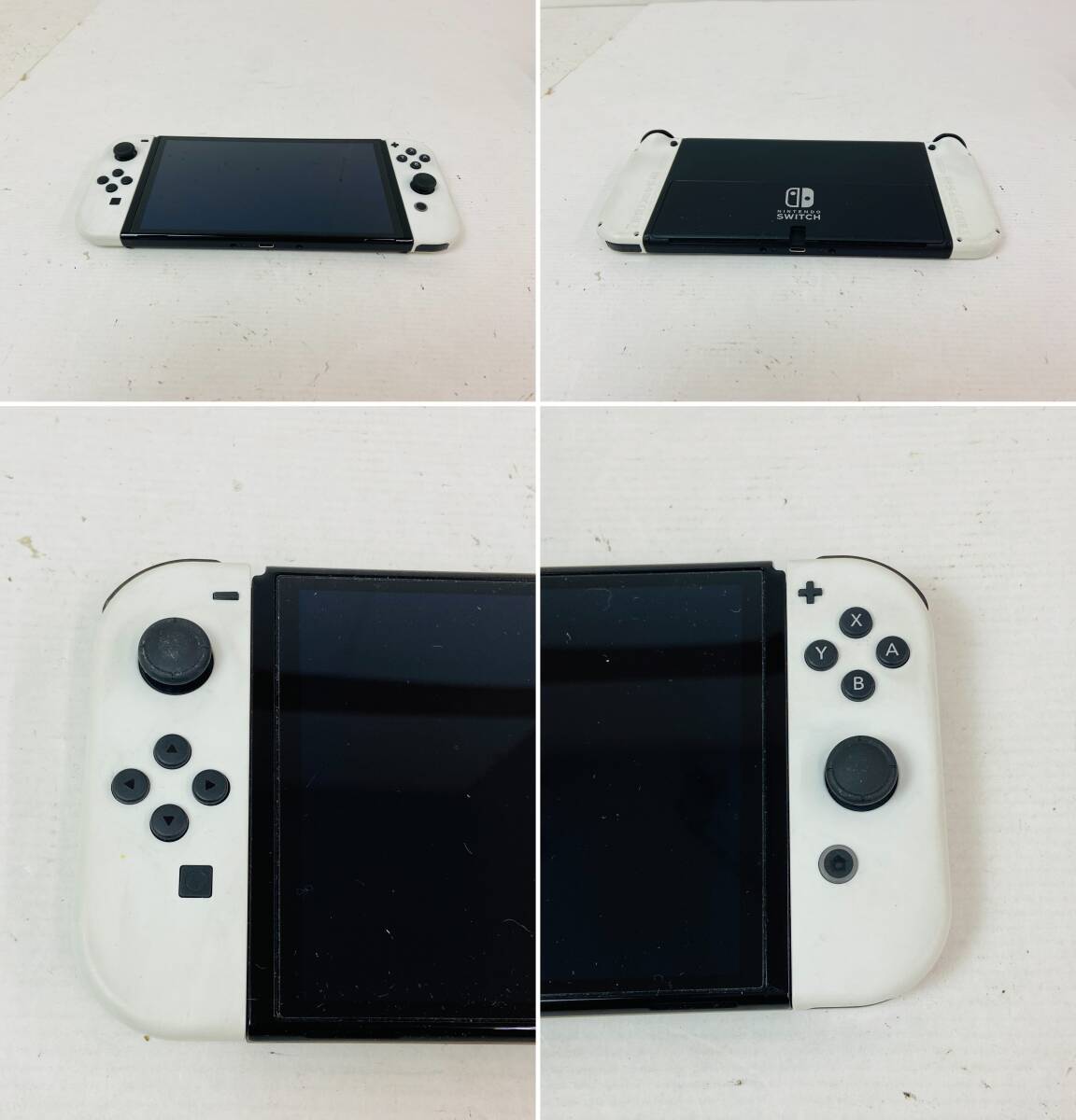 (26925) ■ Nintendo Switch 有機ELモデル ホワイト　※基本動作確認済　中古品_画像5