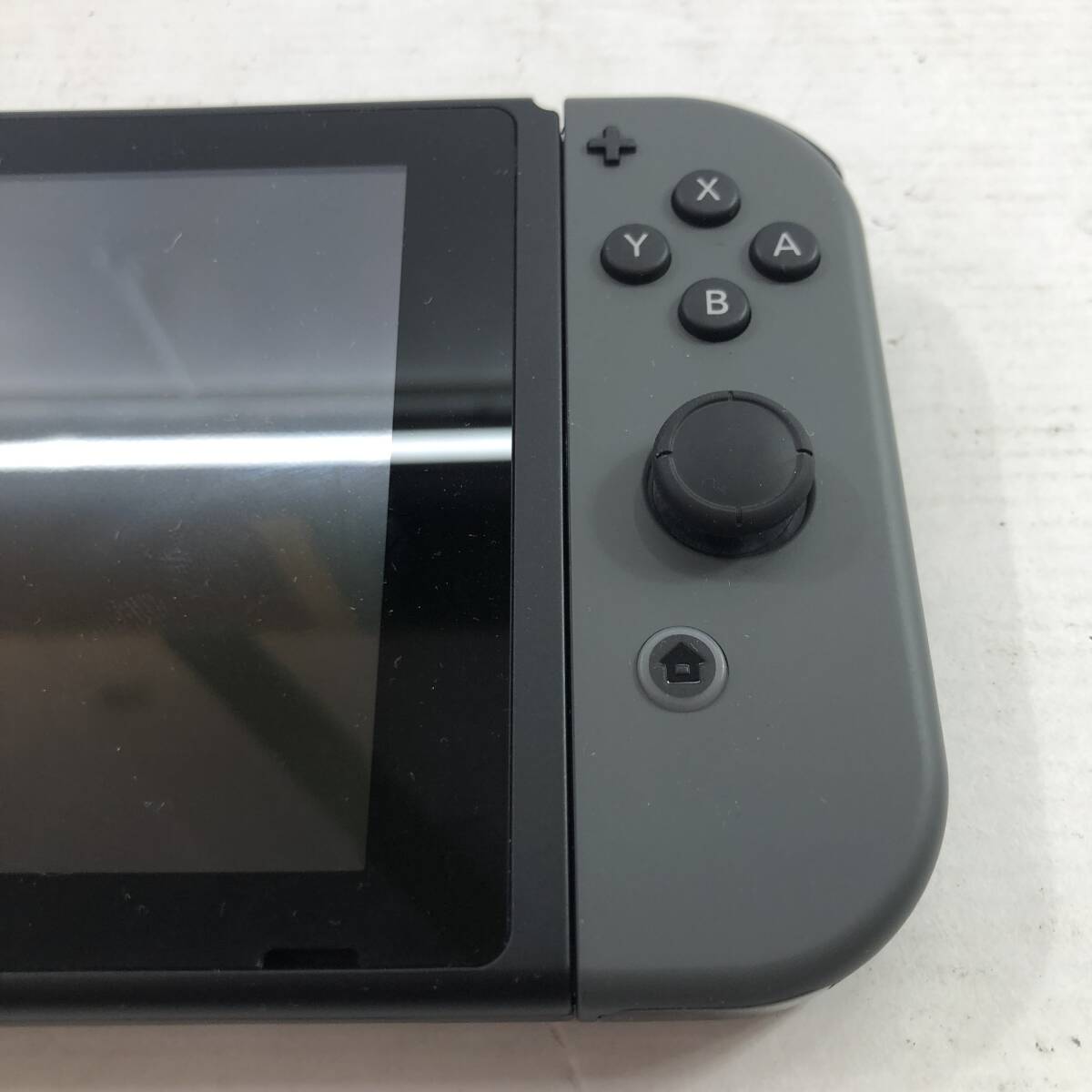 (27072)▲【1円～】Nintendo Switch 新型 グレー 本体のみ / 動作確認済み 任天堂 HAC-001(-01) 現状品_画像3