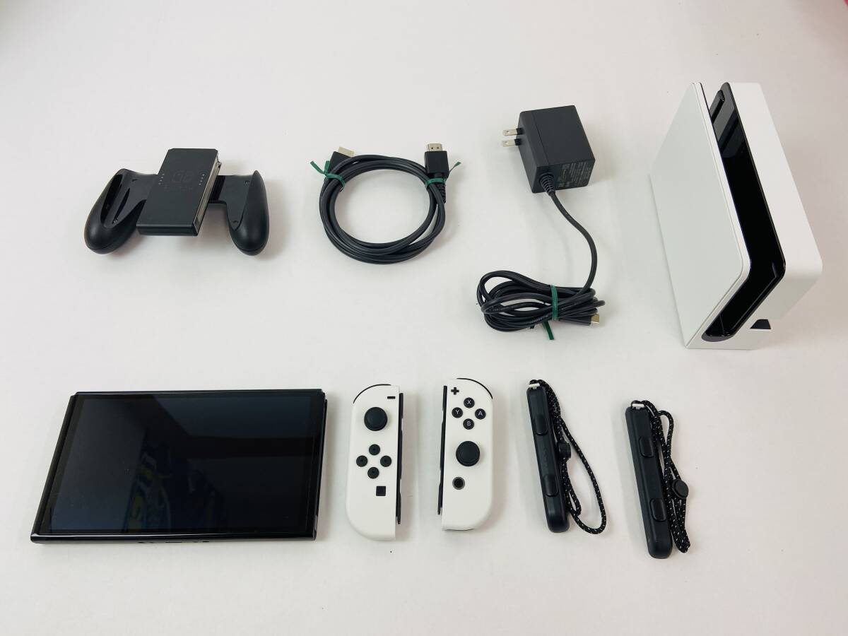 (26976)〇【1円～】Nintendo Switch 有機ELモデル ホワイト [任天堂/ニンテンドースイッチ] 中古品_画像3