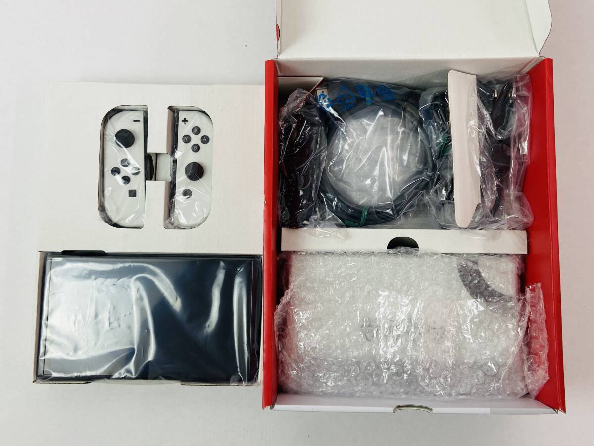 (26976)〇【1円～】Nintendo Switch 有機ELモデル ホワイト [任天堂/ニンテンドースイッチ] 中古品_画像2