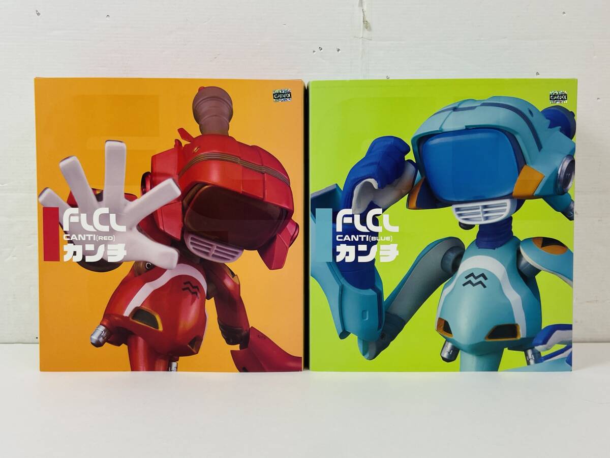 (26981)〇 千値練 FLCL フリクリ カンチ (青) ・ カンチ (赤) フィギュア 2種セット 現状品_画像1