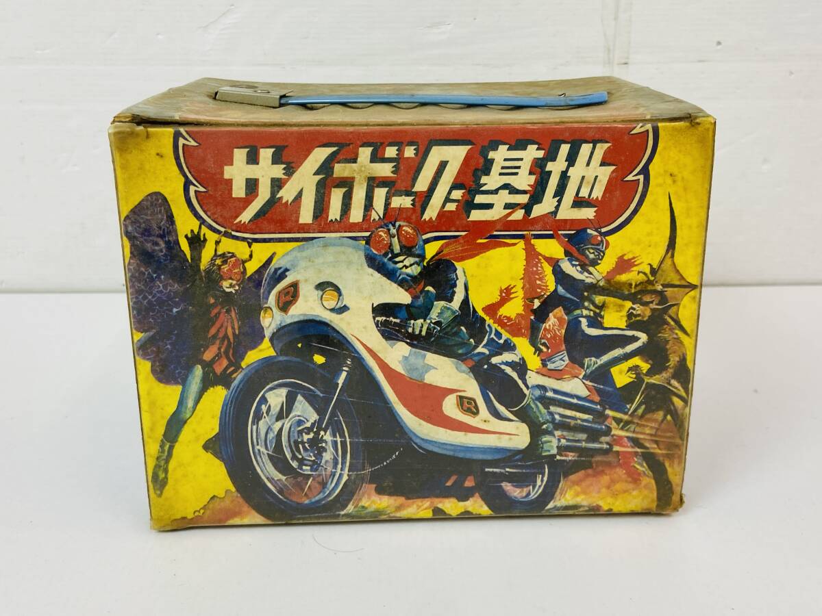 (27251)0[1 jpy ~] poppy Kamen Rider cyborg basis ground * damage * lack of equipped [ that time thing / retro / Vintage toy ] junk 