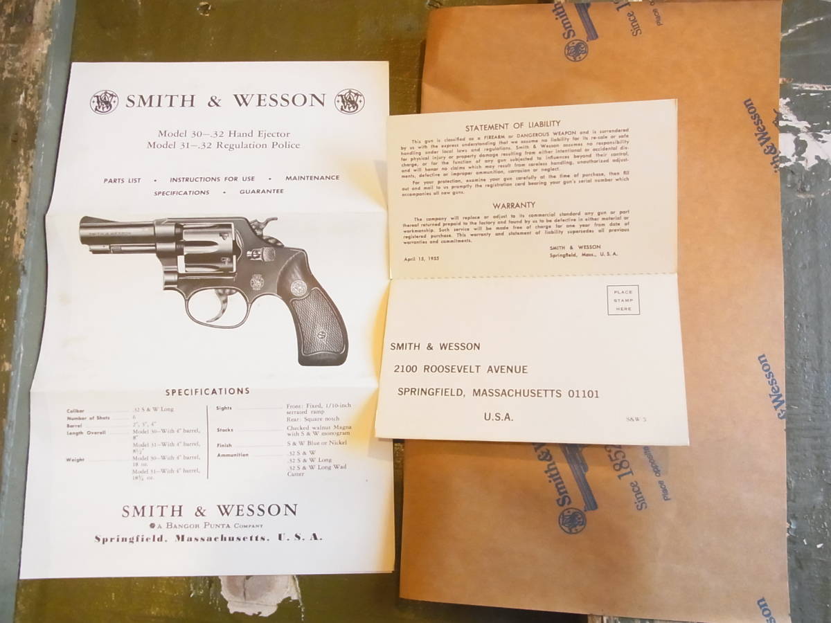Gun Case Smith and Wesson Model 30 Hand Ejector USED_画像8