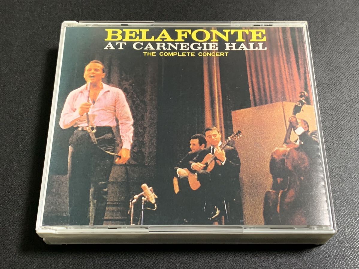 #5/ Harry Belafonte(ハリーベラフォンテ) 『ベラフォンテ・カーネギー・ホール・コンサート』CD2枚組、BVCP-8713-4、盤面2枚共に良好_画像1