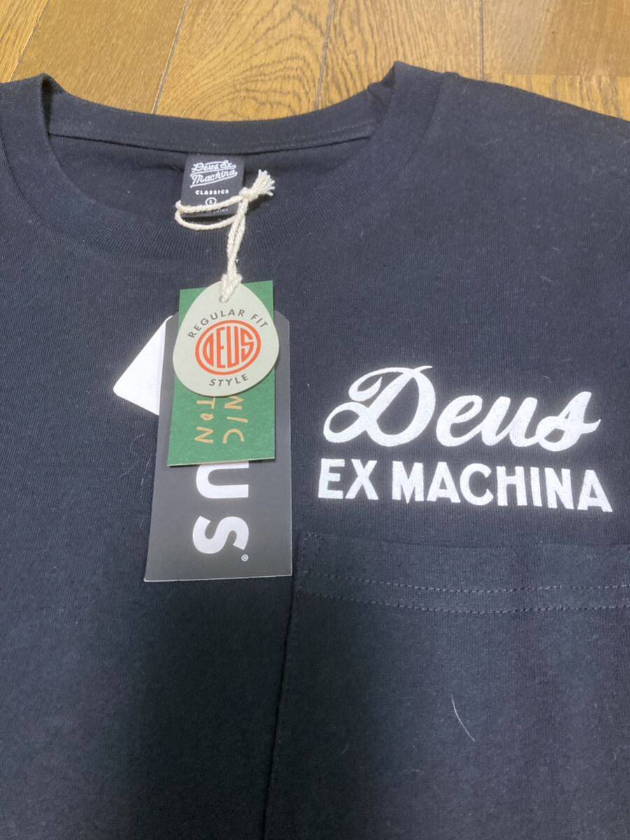 【試着のみ】DEUS EX MACHINA　デウスエクスマキナ　Tシャツ　Lサイズ　コットン　BRK_画像3