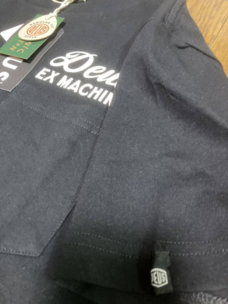 【試着のみ】DEUS EX MACHINA　デウスエクスマキナ　Tシャツ　Lサイズ　コットン　BRK_画像4