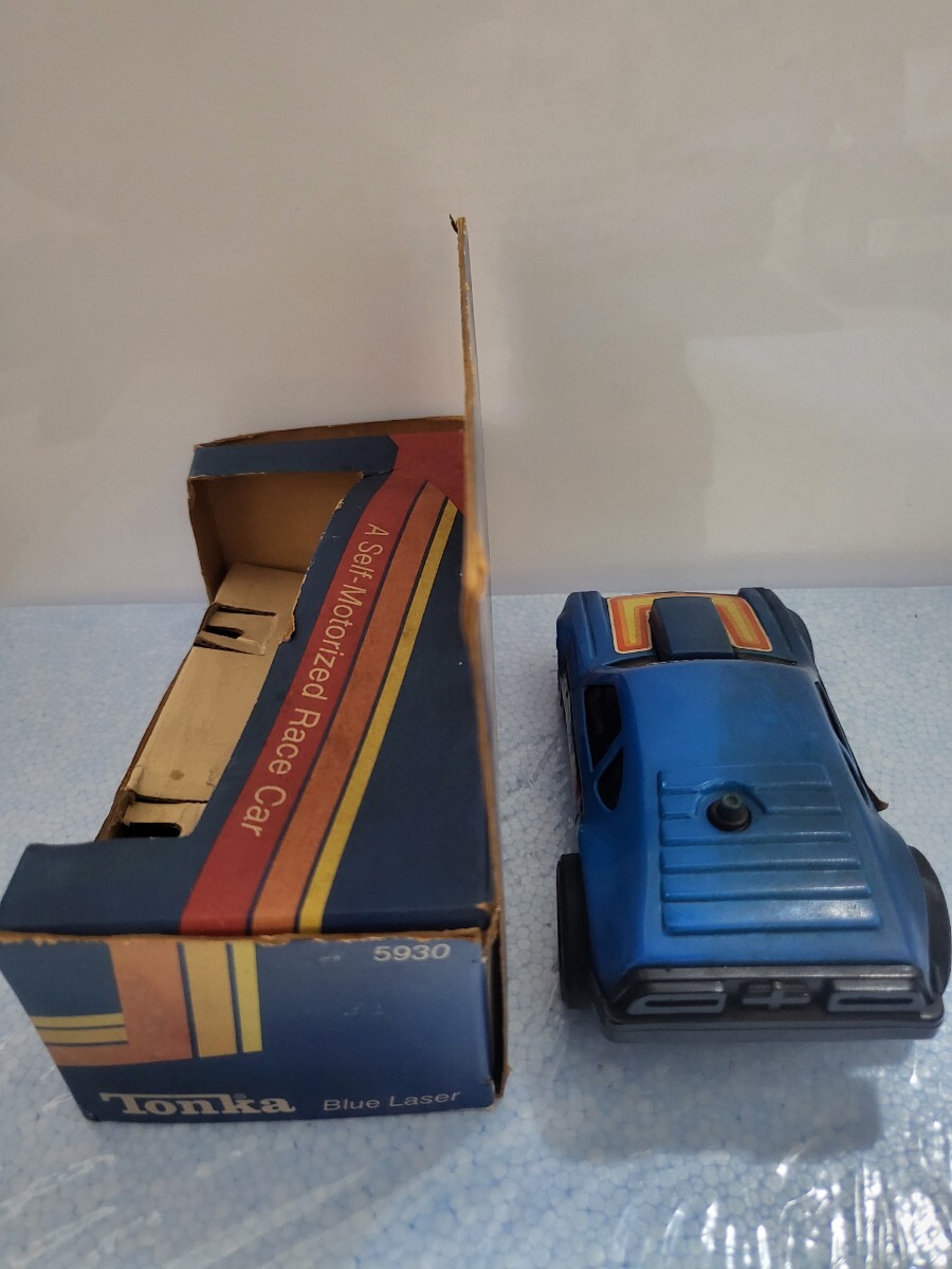 1970年代 当時物 TONKA トンカ Blue Laser clutchpoppers 5930 アンティーク玩具 ビンテージ ブリキ tonkatoys　日本製 _画像4