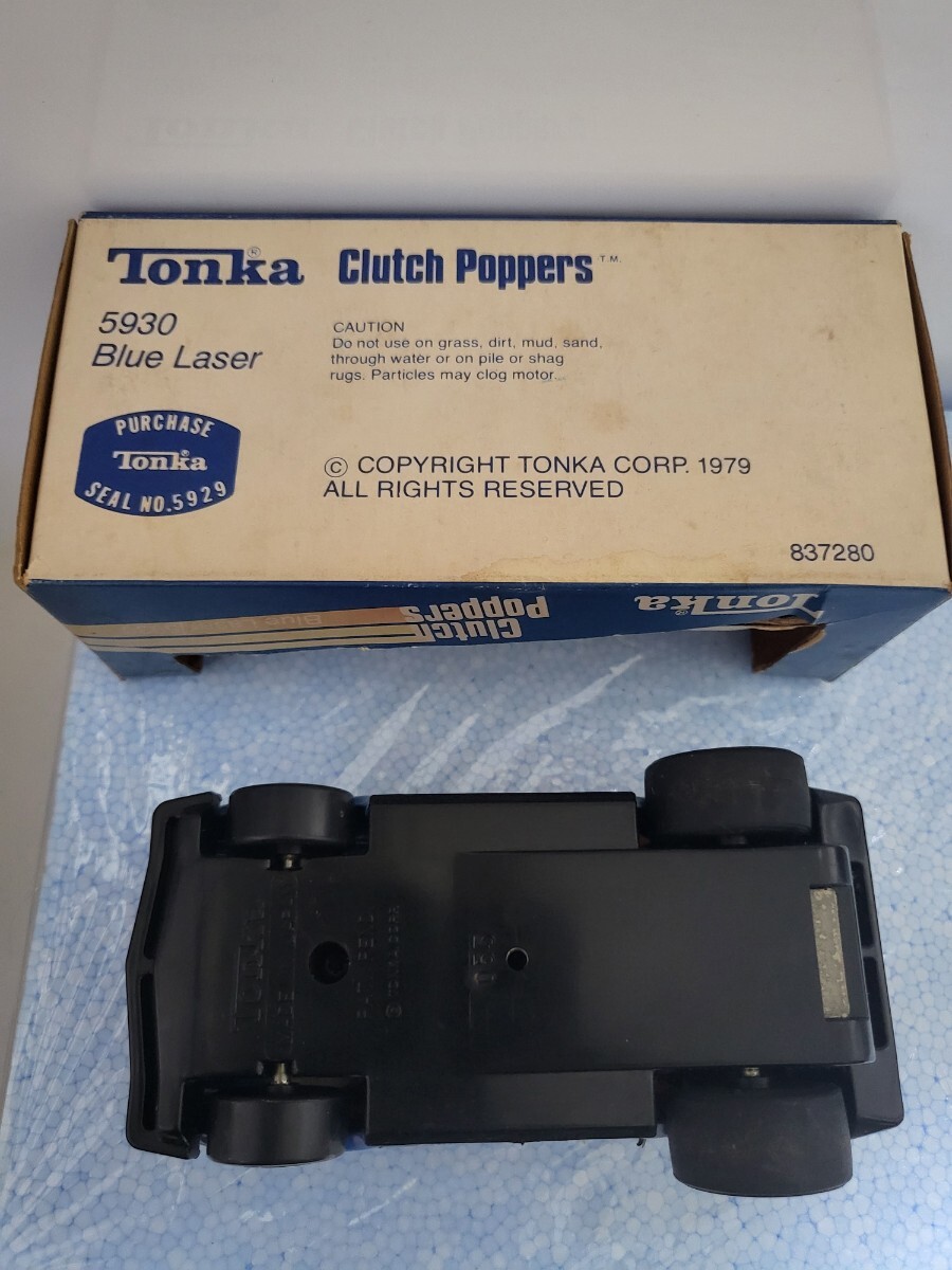 1970年代 当時物 TONKA トンカ Blue Laser clutchpoppers 5930 アンティーク玩具 ビンテージ ブリキ tonkatoys　日本製 _画像5