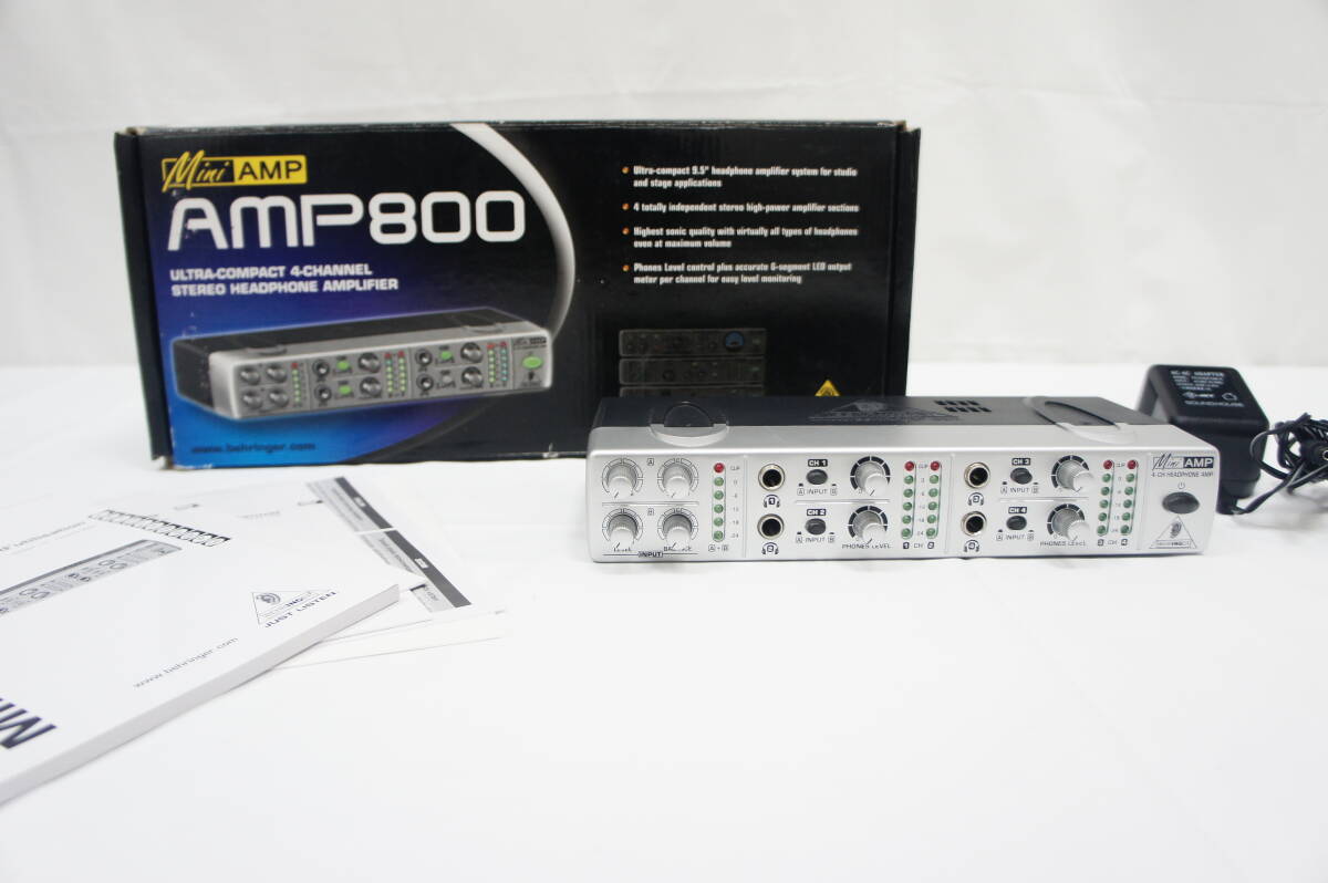 BEHRINGER Behringer AMP800 MINIAMP Mini усилитель наушники усилитель 