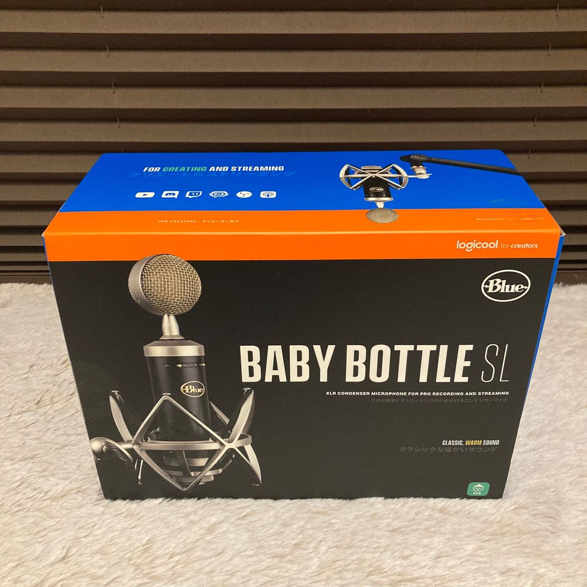 ロジクール コンデンサーマイク Logicool G Blue Baby Bottle SL BM1300BK XLR