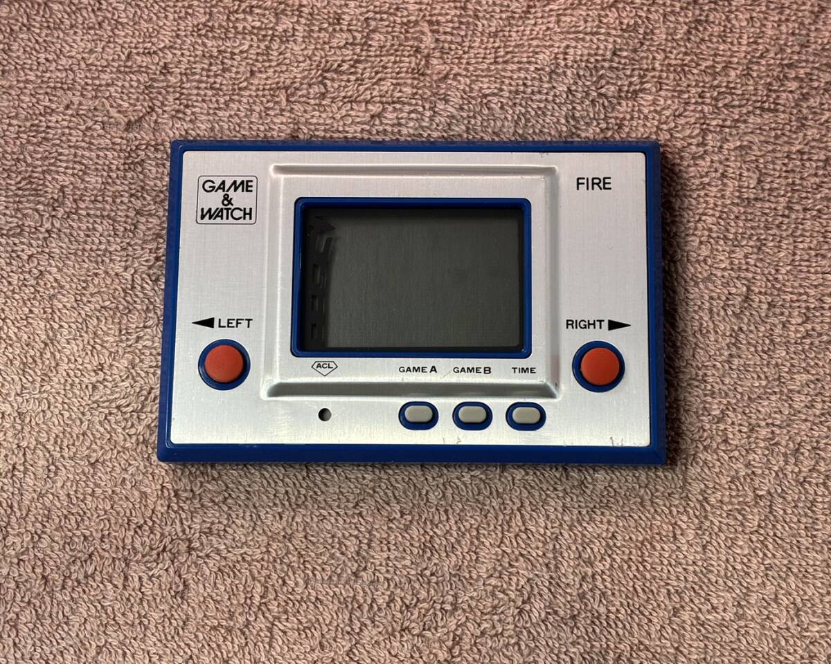 美品 ゲームウォッチ ファイア FIRE 中古 任天堂 GAME&WATCH